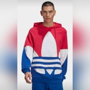 ADIDAS ORIGINAL SET WOVEN PANTS + ESSENTIAL FLEECE HOODIE **MATCHING*